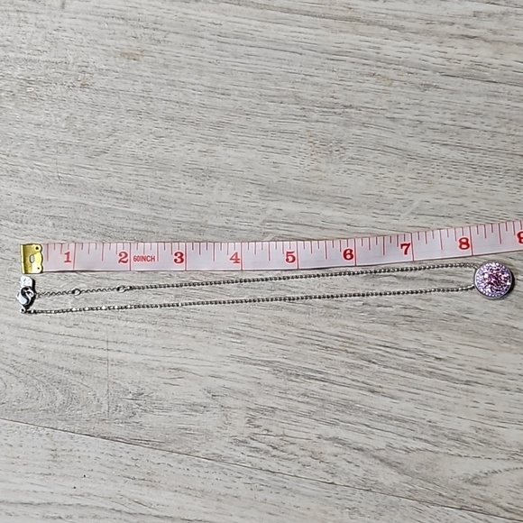 Purple gemstone necklace - Picture 6 of 6